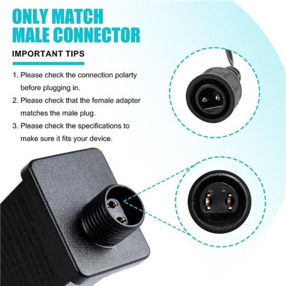 12V Power Adapter Inflatable Replacement (2 Pcs) - Picture 5 of 6